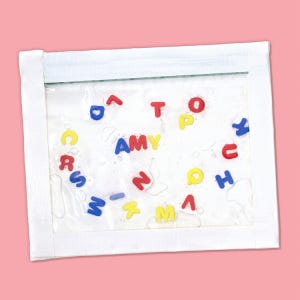 Spelling Sensory Bag craft activity