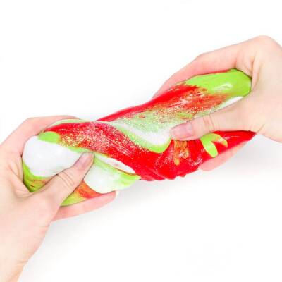 Christmas Rainbow Slime craft activity