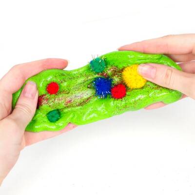 Christmas Tree Slime craft activity