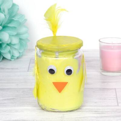 Chick Slime Jar craft activity