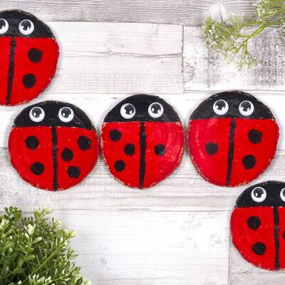 Jumbo Ladybird Dominoes craft activity