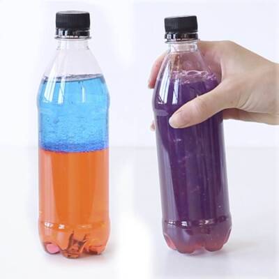 Colour Mixing Sensory Bottles craft activity