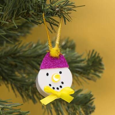Light Up Snowmen Decorations craft activity