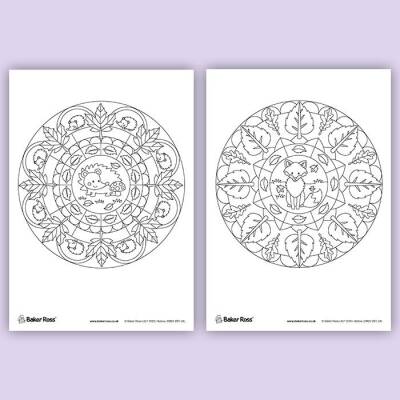 Autumn Mandalas craft activity