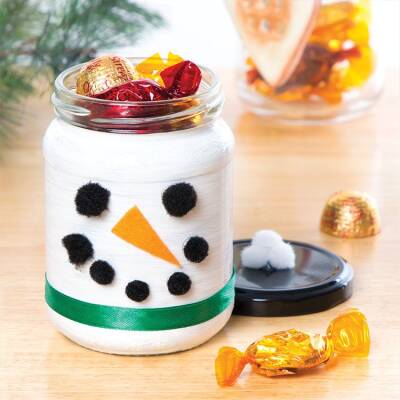 Snowman Jar craft activity