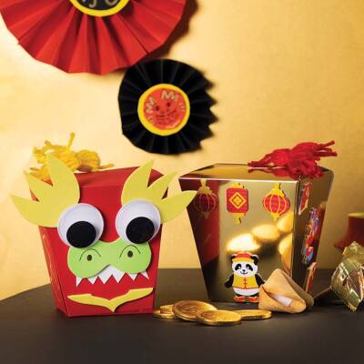Chinese New Year Treat Box craft activity