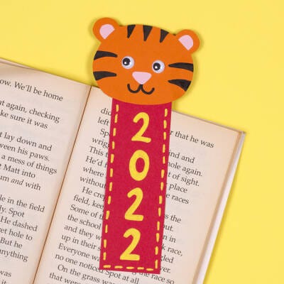Year of the Tiger Bookmark craft activity