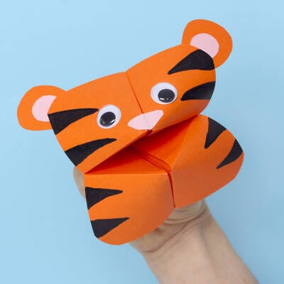 Tiger Fortune Teller craft activity