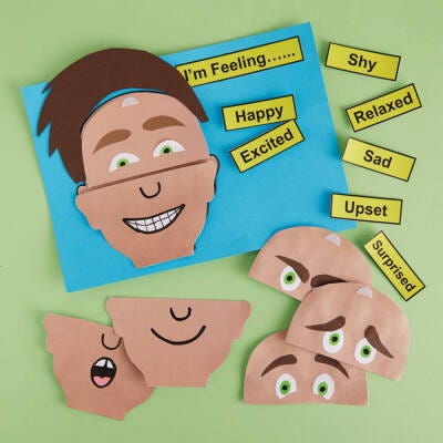 Emotions Mix & Match Board craft activity