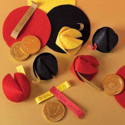 Felt Fortune Cookies craft activity