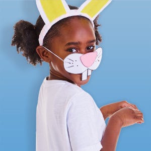 Easter Bunny Costume Mask craft activity