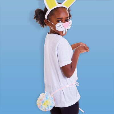 Easter Bunny Costume Tail craft activity