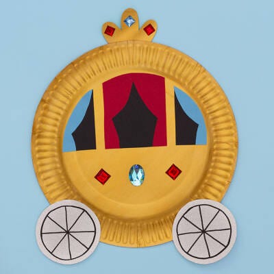 Paper Plate Royal Coach craft activity