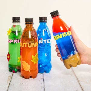 Summer Sensory Bottle craft activity