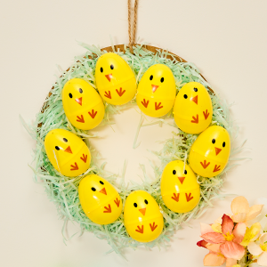 Egg Chick Wreath craft activity