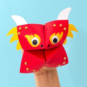 Dragon Fortune Teller craft activity