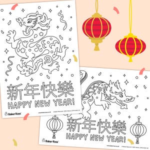 Year of the Dragon Posters craft activity