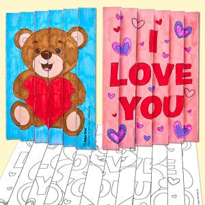 Valentine’s Agamograph craft activity