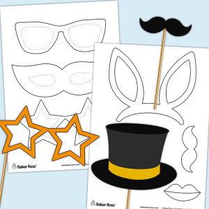 Selfie Props craft activity