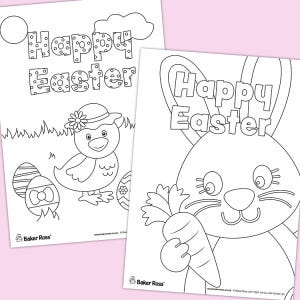 Happy Easter Posters craft activity