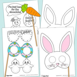 Easter Photo Selfie Props craft activity